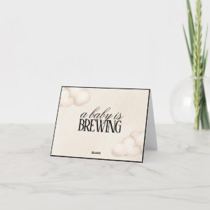 Cartes baby showers pour aliments et boissons