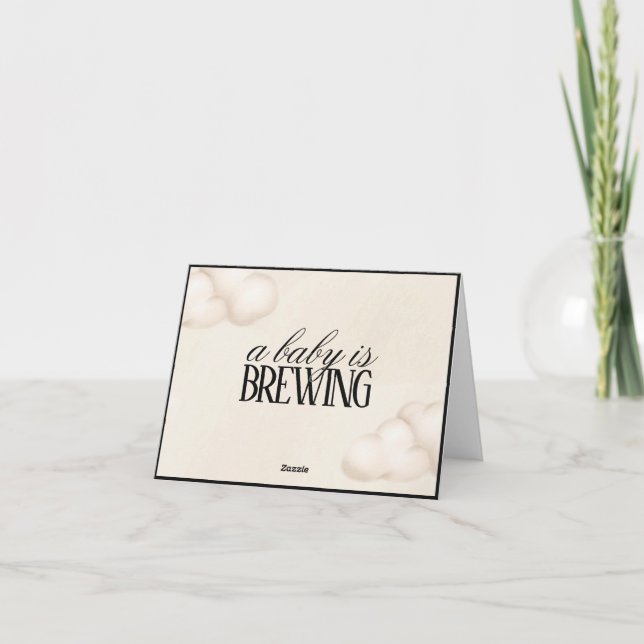 Cartes baby showers pour aliments et boissons (Dos)