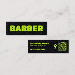 Cartes Barber QR personnalisées