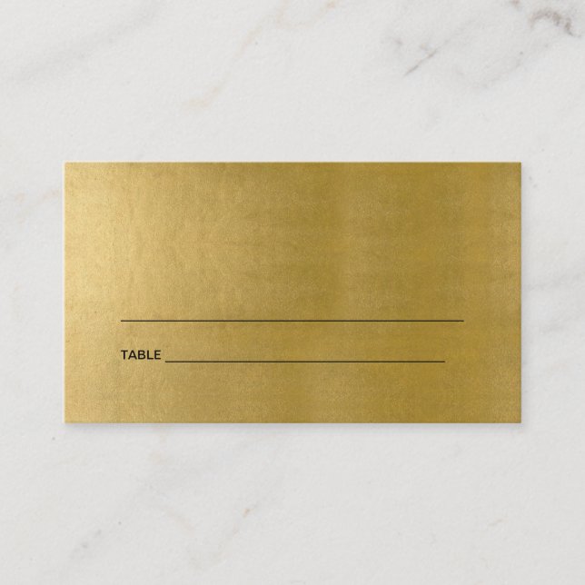 CARTES BAT MITZVAH SIMPLE PROPRE FAUX GOLD BAR (Devant)