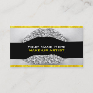 Cartes Biz De L'Artiste De Maquillage Diamonds Et