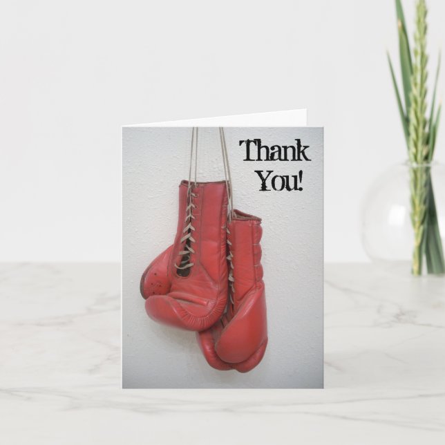 Cartes Boxe Merci (Devant)