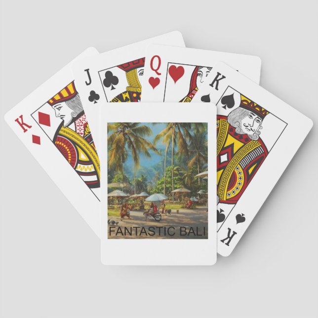 Cartes Budira - Carte de jeu Fantastic Bali (dos)