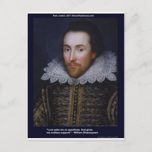 Cartes Cadeaux etc. Shakespeare Amour/Citations Sa