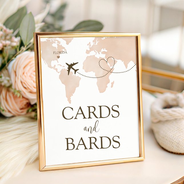 Cartes Cadeaux Panneau de Table de Voyage 8x10 (Créateur téléchargé)