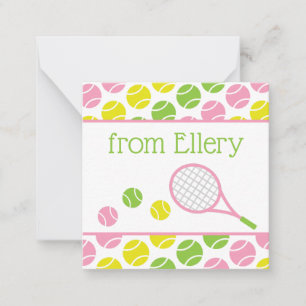 Cartes Cadeaux Personnalisées Preppy Tennis