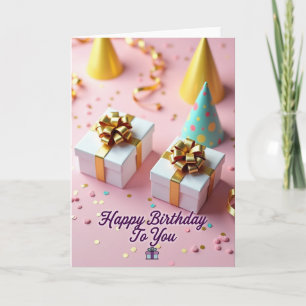 Cartes Cadeaux Rose Célébration