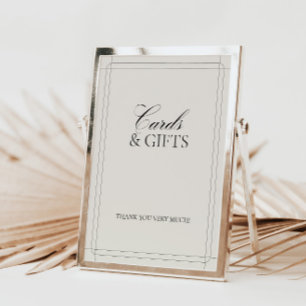 Cartes & Cadeaux Vintage Classic Clair Gris