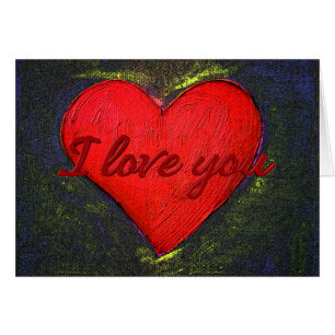 Cartes cardiaques peintes