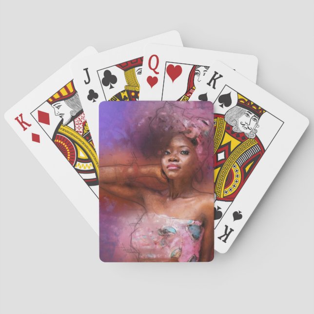 Cartes Carte de jeu afro-américaine (dos)