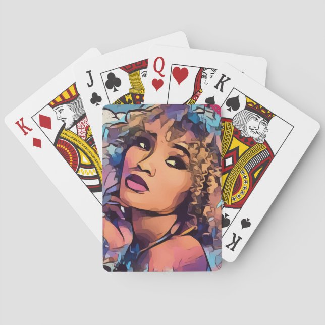 Cartes Carte de jeu afro-américaine (dos)