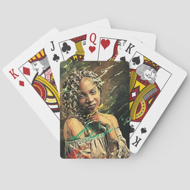 Cartes Carte de jeu afro-américaine (dos)