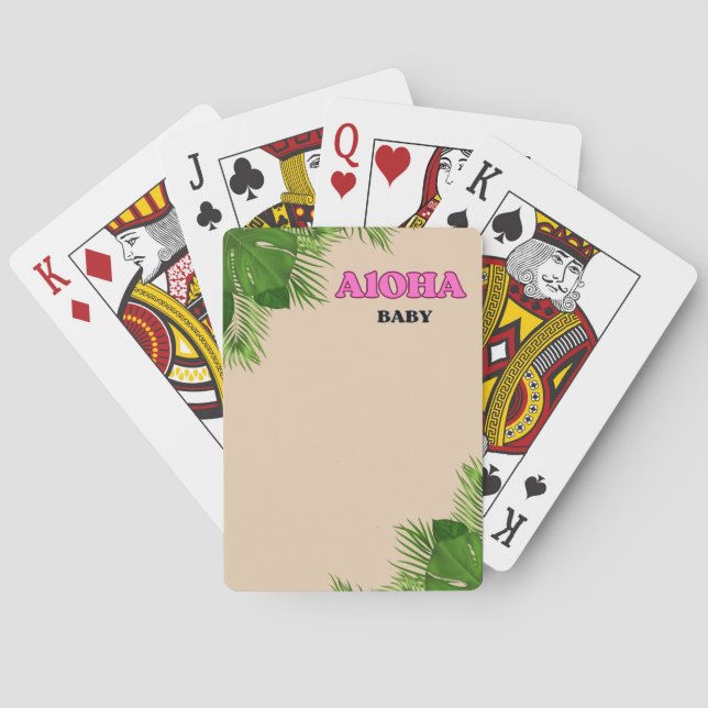 Cartes Carte de jeu Aloha Baby (dos)