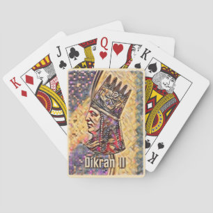 Cartes Carte de jeu classique du roi d'Arménie Dikran II