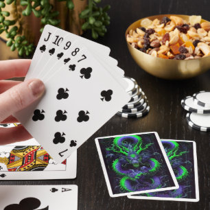 Cartes Carte de jeu classique face Dragon