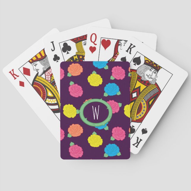 Cartes Carte de jeu classique Rose Neon (dos)