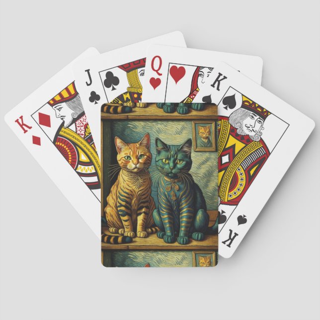 Cartes Carte de jeu de chats (dos)