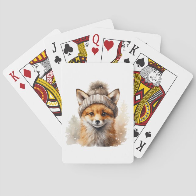 Cartes Carte de jeu de Fox Winter (dos)