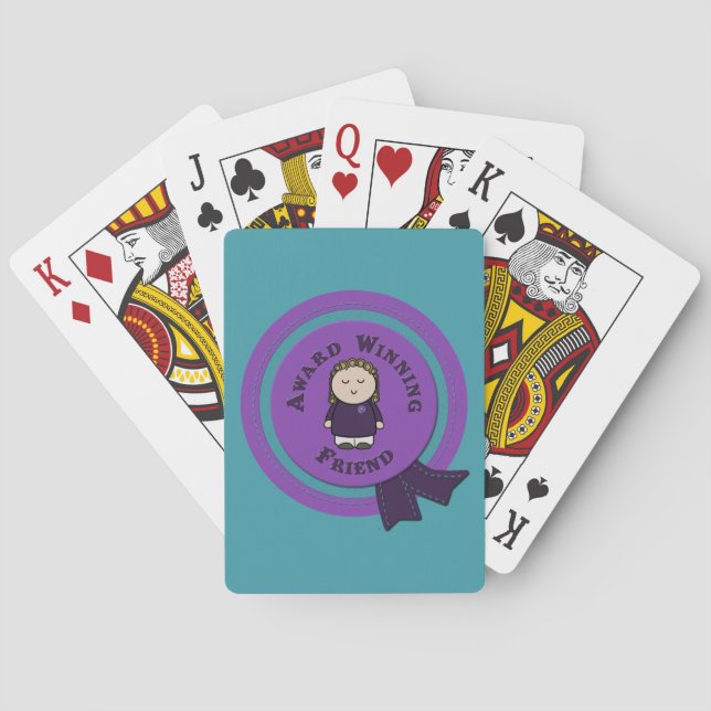 Cartes Carte de jeu de l'ami primé (dos)