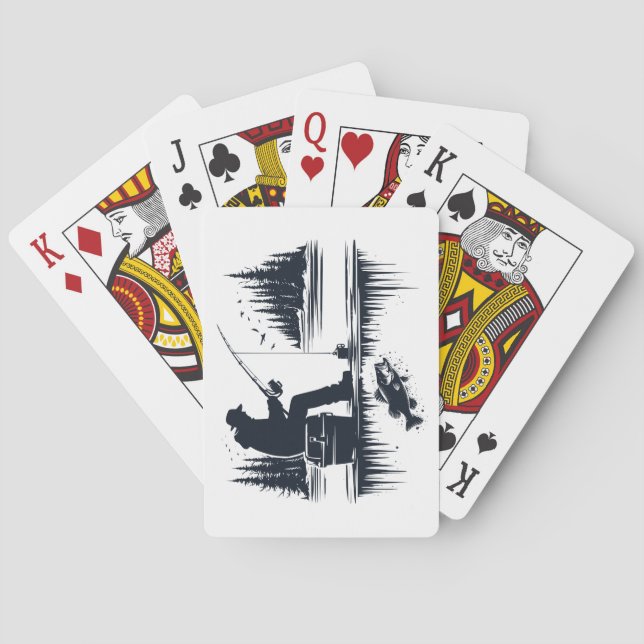 Cartes Carte de jeu de pêche à la glace (dos)