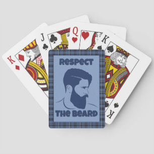 Cartes Carte de jeu de respect de barbe