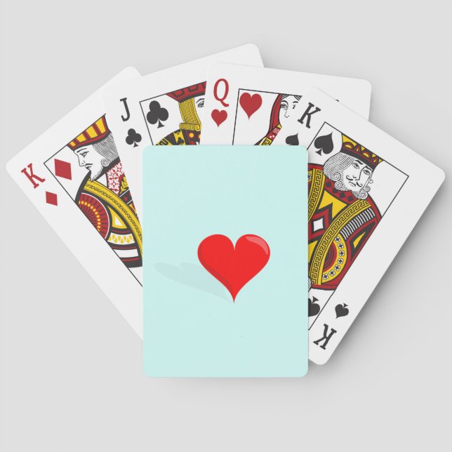 Cartes Carte de jeu de Saint-Valentin (dos)