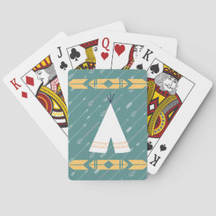 Cartes Carte de jeu des Motifs amérindiens
