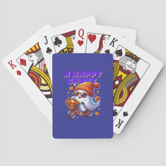 Cartes Carte de jeu Halloween Ghost Boo (dos)