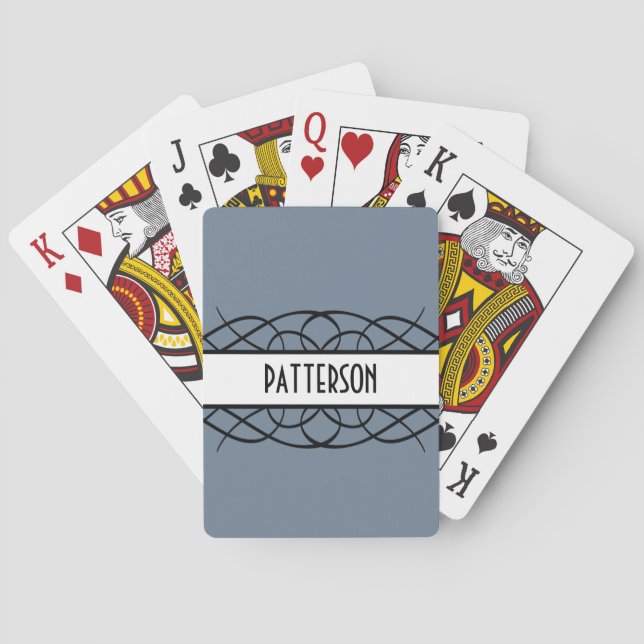 Cartes Carte de jeu ivoire déco (dos)