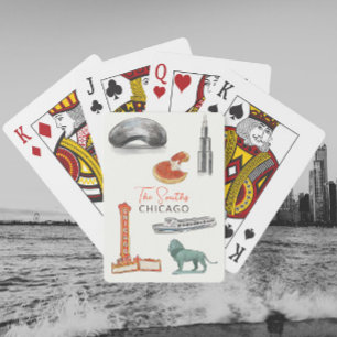 Cartes Carte de jeu Mariage de Chicago