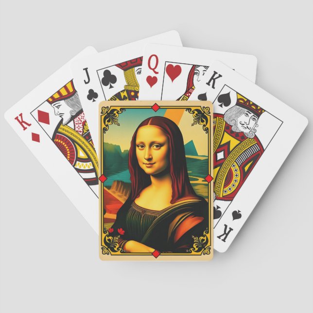 Cartes Carte de jeu Mona Lisa (dos)