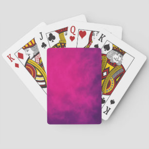 Cartes Carte de jeu Neon Pink Smoke - Personnalisable