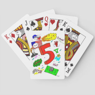Cartes Carte de jeu Ode à cinq