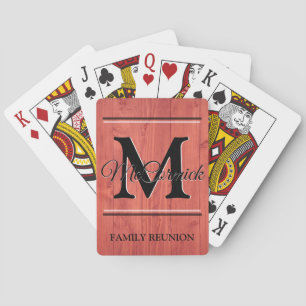 Cartes Carte de jeu personnalisée Retrouvailles familiale