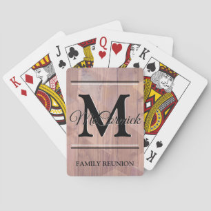 Cartes Carte de jeu personnalisée Retrouvailles familiale