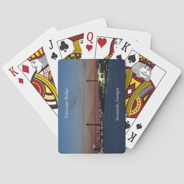 Cartes Carte de jeu Talmadge Bridge (dos)