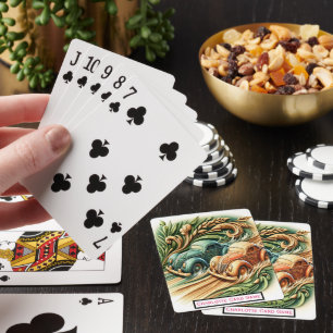 Cartes Carturage à travers la nature Monogramme Jeu de Ma