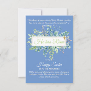 Cartes catholiques de PÂQUES Citation de versets r