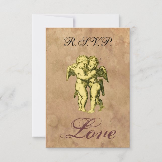 Cartes Cherubs Love R.S.V.P. (Devant)
