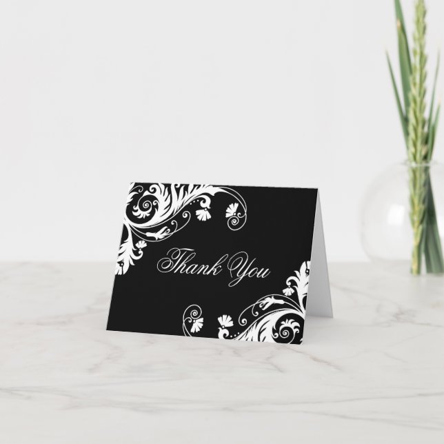 Cartes chiques de Merci (Devant)