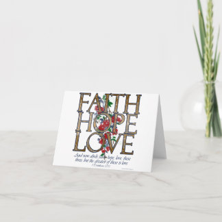 Cartes chrétiennes de vers de bible d'amour