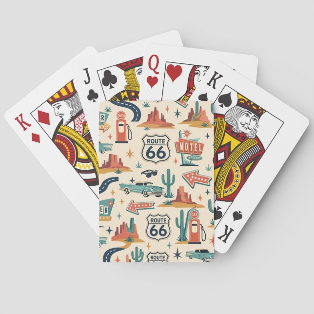 Cartes Circuit 66 Soirée de jeu Road Trip (dos)