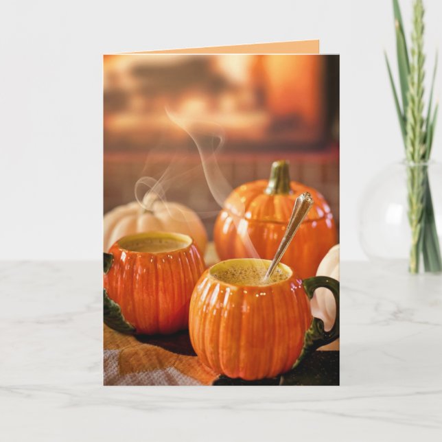 CARTES CITROUILLES HAPPY HARVEST (ANTI-HALLOWEEN) (Devant)