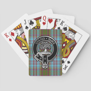 Cartes Clan Anderson Crest & Tartan Bicyclettes de jeu