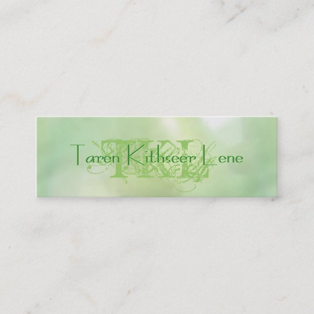 Cartes Cloud Lime & Citron pour des pastels chauds (Devant)