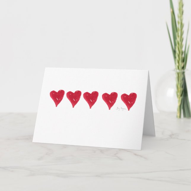 Cartes Cœurs Rouges (Devant)