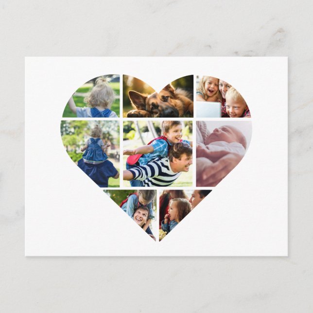 Cartes Collage Photo Personnalisées Pour Toutes Le (Devant)