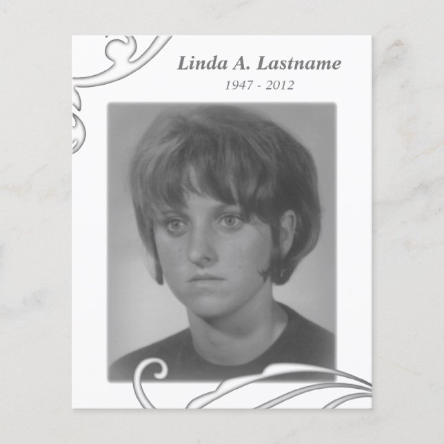 cartes commémoratives blanc florissant (Devant)