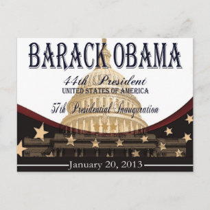 Cartes commémoratives Obama Inauguration 2013