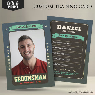 Cartes commerciales personnalisées Groomsman, Fun 